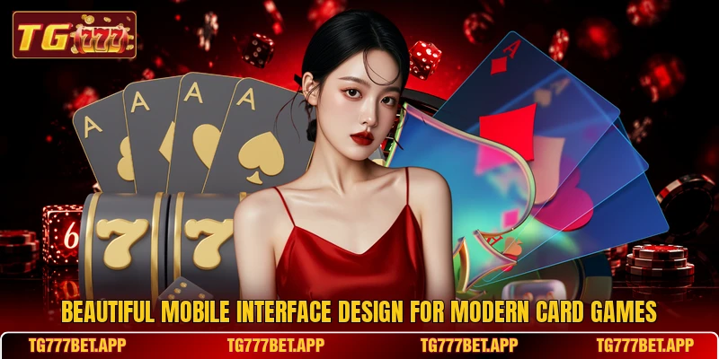 Beautiful mobile interface design for modern card games Beautiful mobile interface design for modern card games
