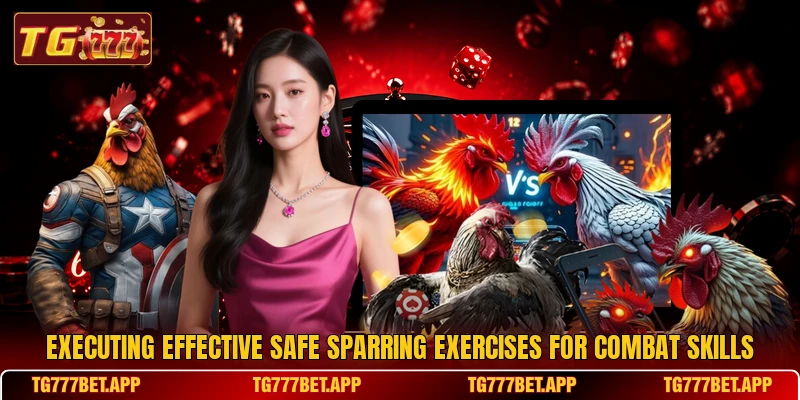 Executing effective safe sparring exercises for combat skills