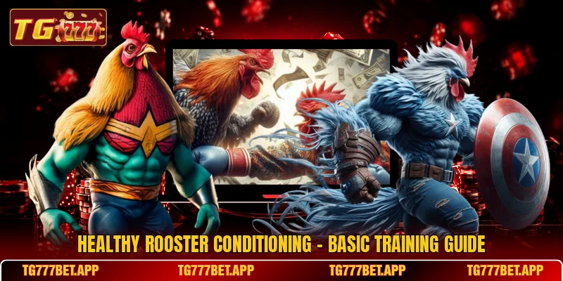 Healthy Rooster Conditioning - Basic Training Guide Healthy Rooster Conditioning - Basic Training Guide