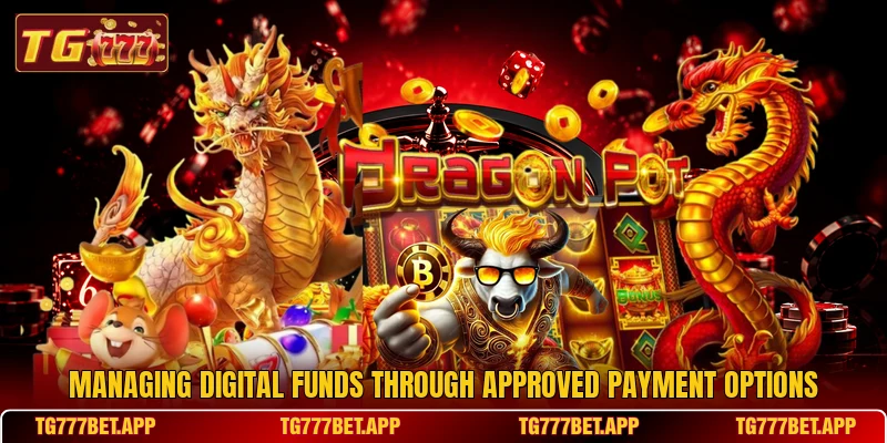 Managing digital funds through approved payment options Managing digital funds through approved payment options